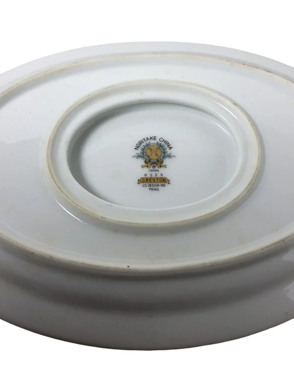 Vintage 1960s Noritake Japan #6223 Creston Porcelain Gravy Boat.